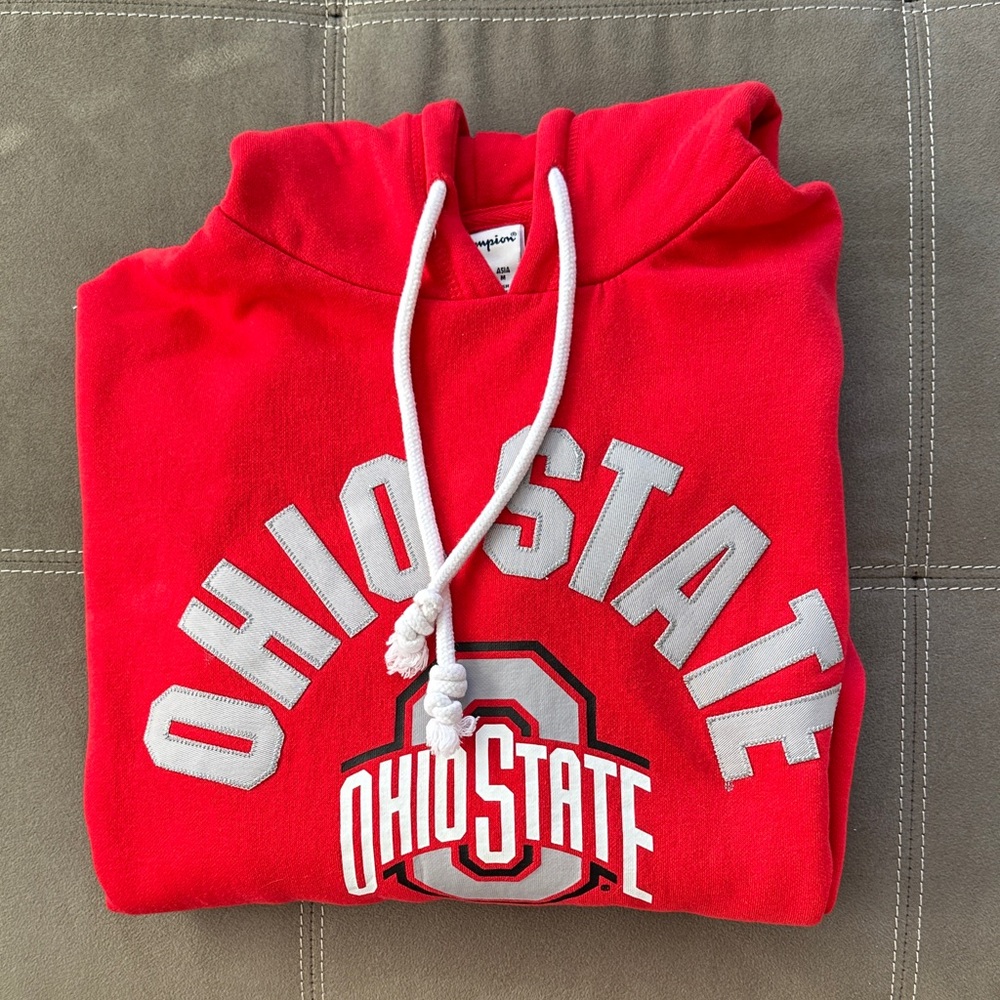 Champion Ohio State Red Hoodie